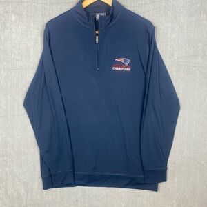 Patriots Super Bowl LIII Champions Quarter-Zip Pullover M.